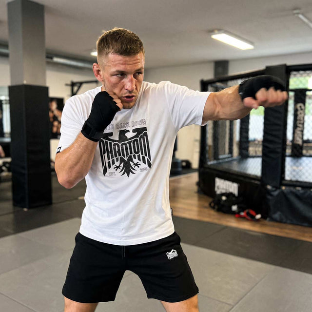 Phantom Athletics T-Shirt Germany Never Back Down – Weiß