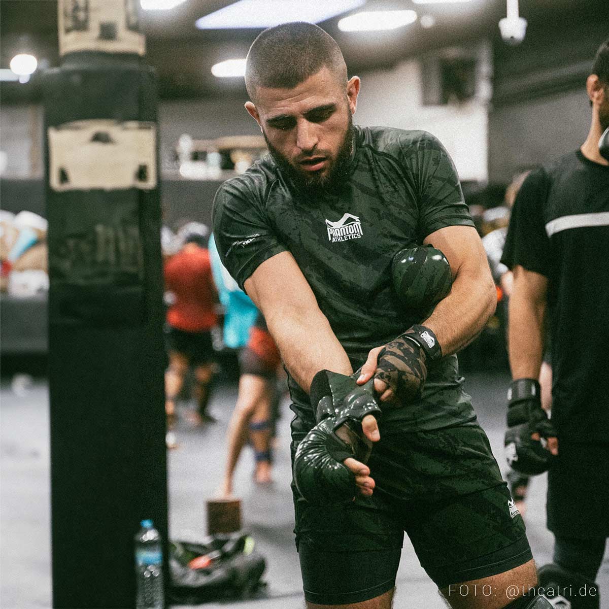 MMA trenky Phantom Athletics Fusion 2in1 Camo Tiger – Zelené