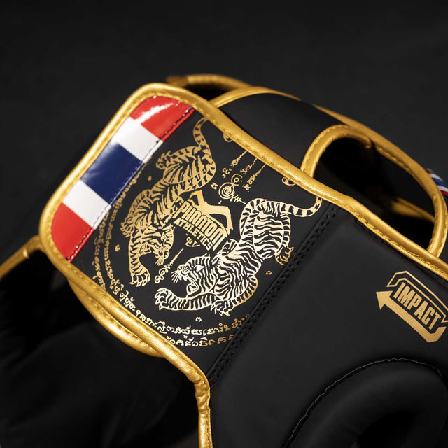 Casco Muay Thai Phantom Athletics – Nero/Oro