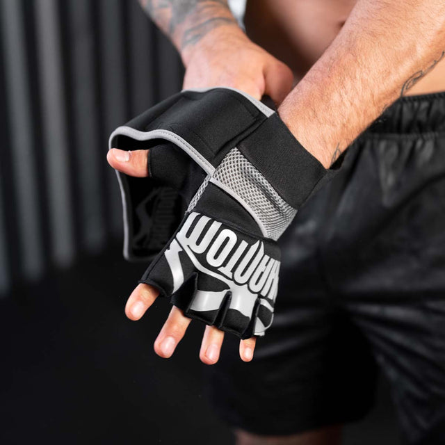 Vendas de boxeo Phantom Athletics Impact Neopreen Gel – Negro/Gris