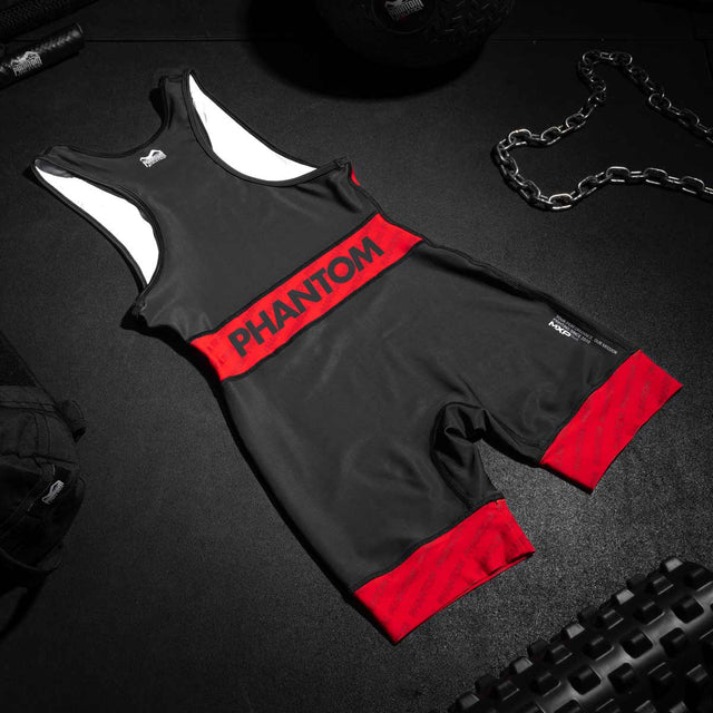 Singlet de luta Phantom Athletics Raptor – Vermelho/Azul