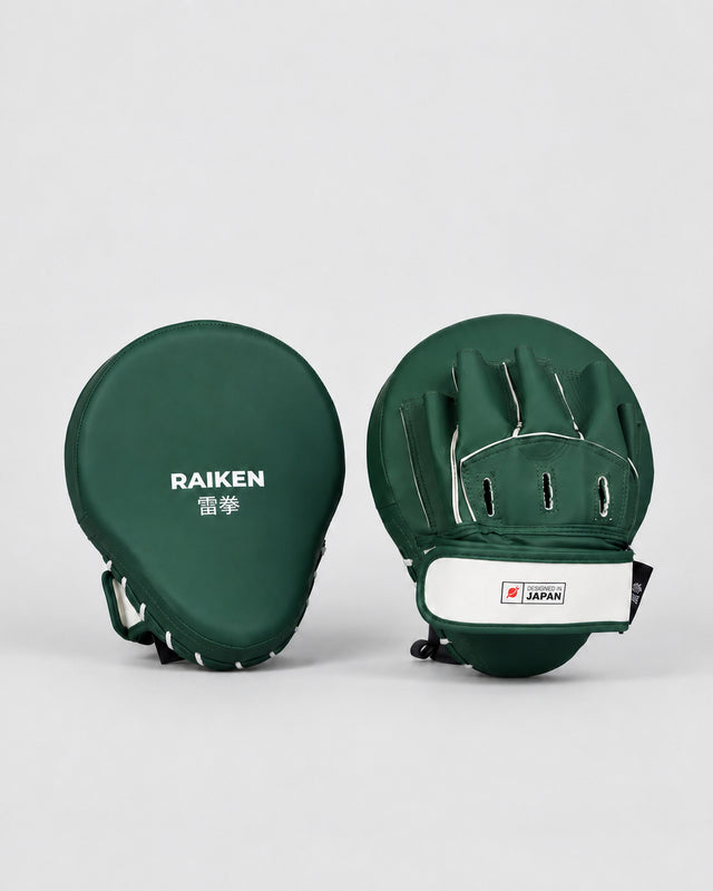 Raiken KAZE Boxing Mitts - Green/White