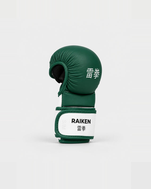 Guanti da sparring MMA Raiken KAZE – Verde/Bianco