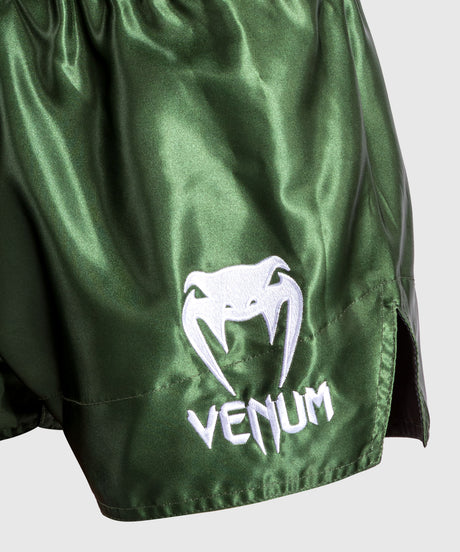 Shorts de kickboxing Venum Classic 2.0 – Vert/Blanc