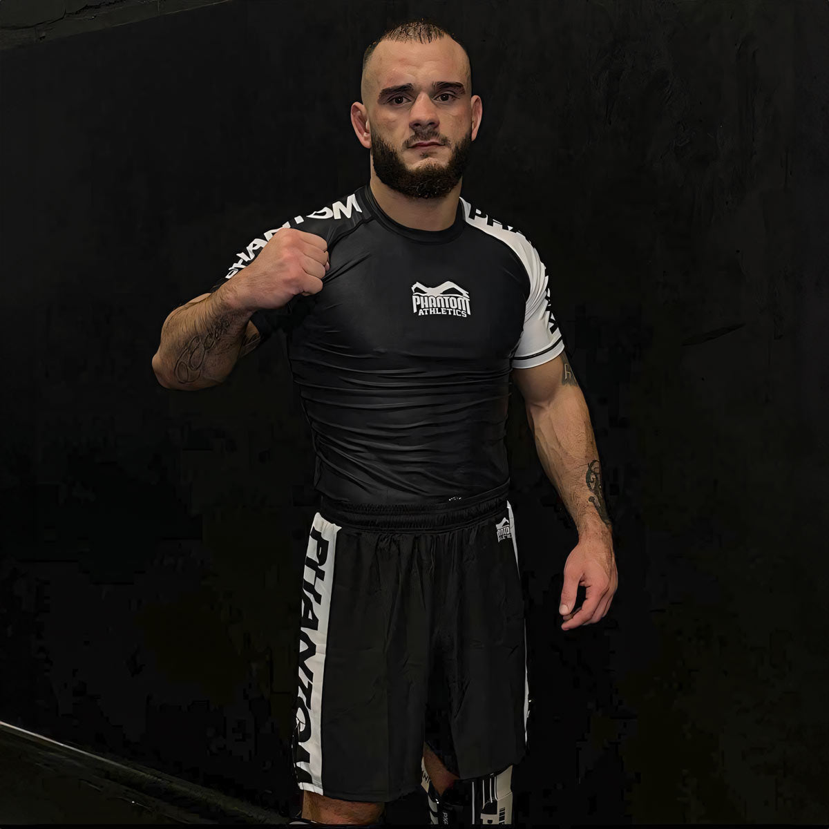 Phantom Athletics MMA Shorts EVO Apex - Zwart/Grijs