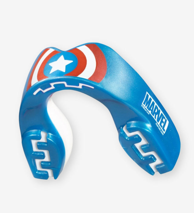 Protetor bucal Safejawz x Marvel - Capitão América