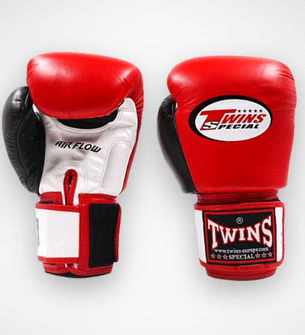 Boxerské rukavice Twins BGVL3 Air – Červené/Černé/Bílé