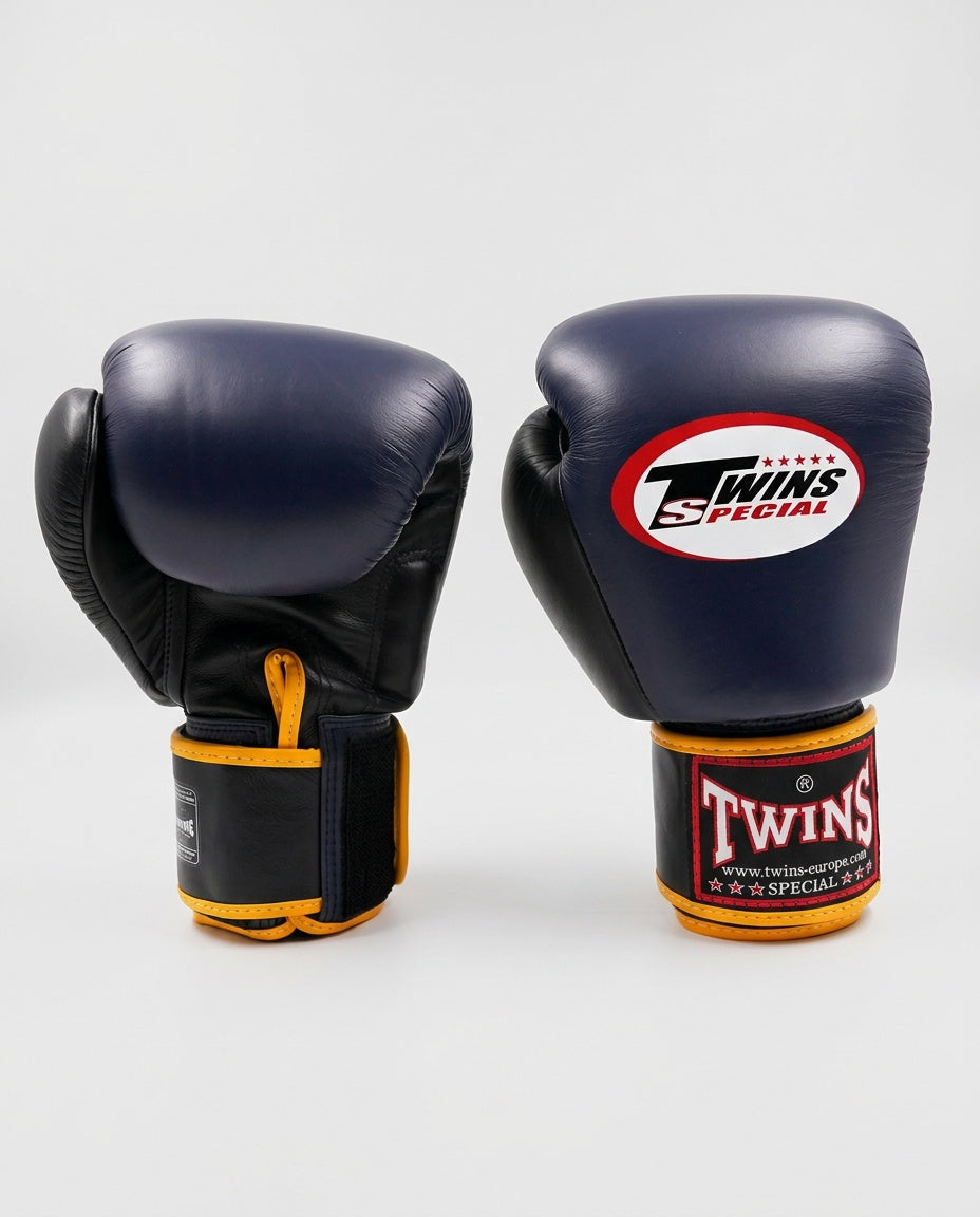 Twins Boxningshandskar BGVL3 - Marinblå/Svart/Gul