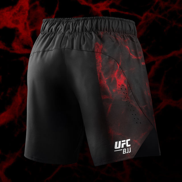 Hayabusa x UFC BJJ Grappling Shorts – Black/Red