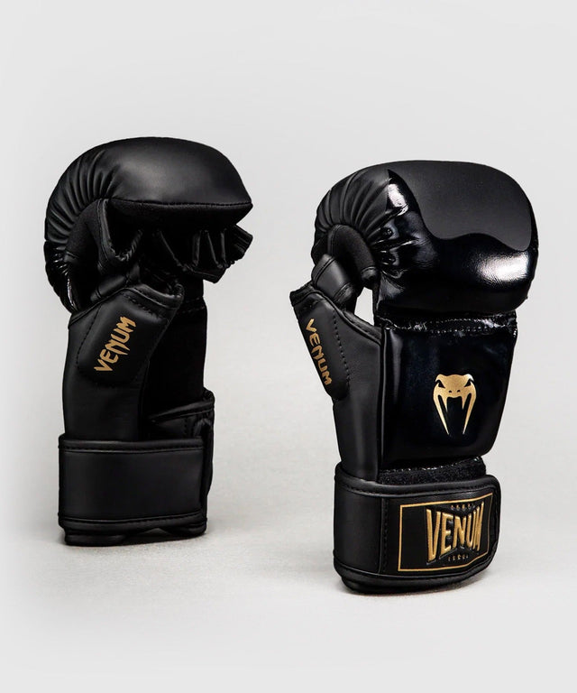 Guantes de sparring MMA Venum Attack 2.0 – Negro/Oro