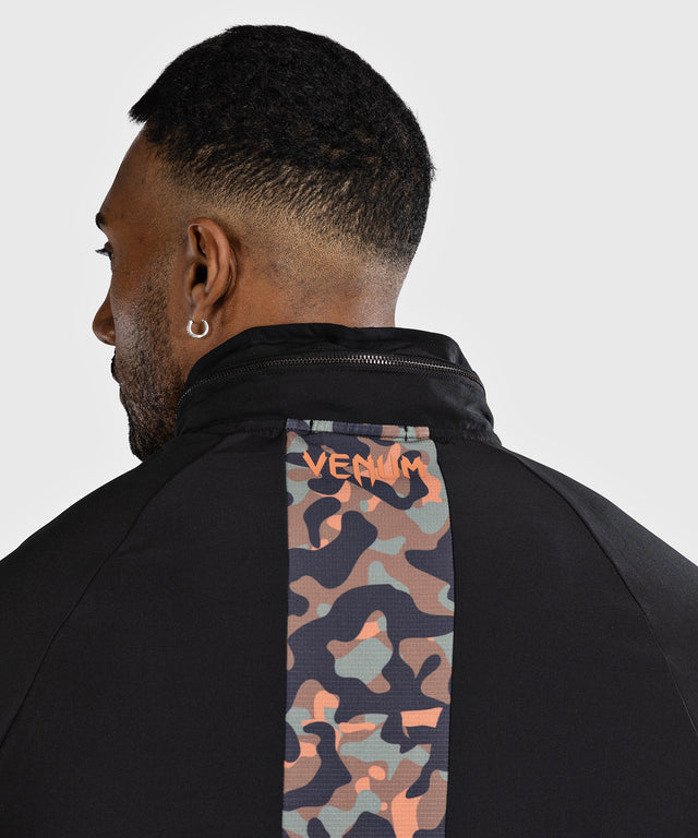 Kurtka treningowa Venum Jungle Ops – Czarna/Khaki Camo