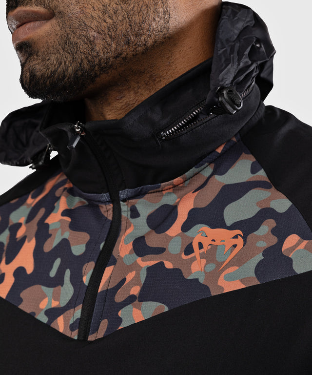 Kurtka treningowa Venum Jungle Ops – Czarna/Khaki Camo