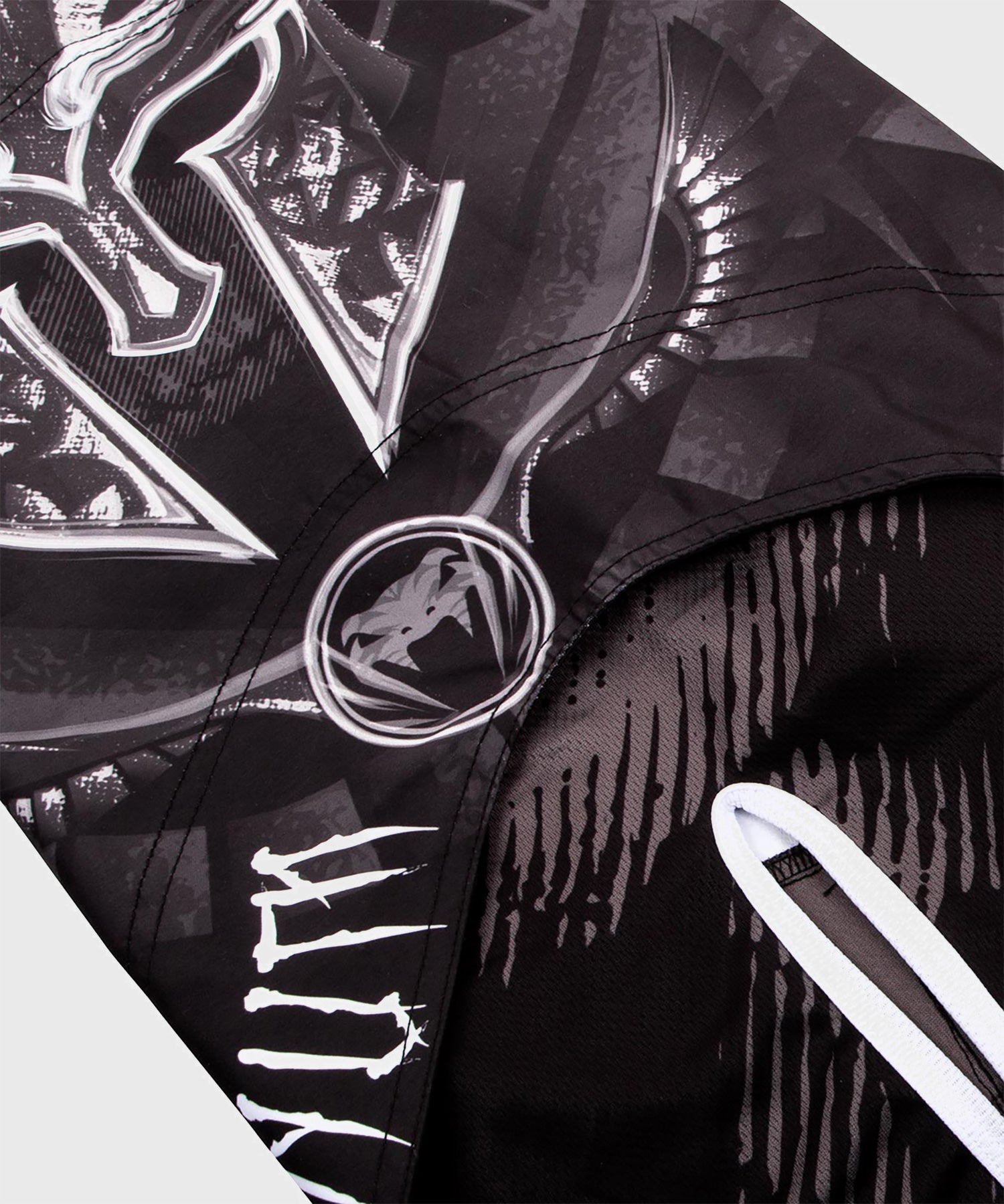 Venum MMA Shorts Gladiator 3.0 - Zwart/Grijs/Wit