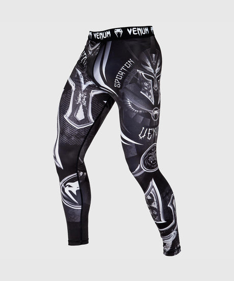 Pantaloni scurți de compresie Venum Gladiator 3.0 – Negru/Gri