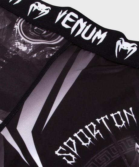Pantaloni scurți de compresie Venum Gladiator 3.0 – Negru/Gri