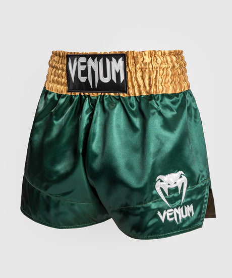 Shorts de kickboxing Venum Classic 2.0 – Vert/Or/Blanc