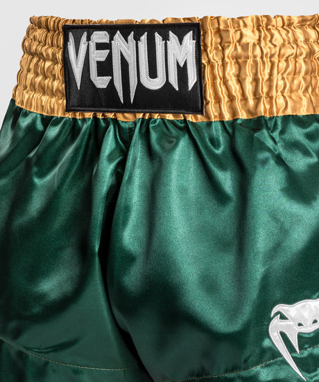 Shorts de kickboxing Venum Classic 2.0 – Vert/Or/Blanc