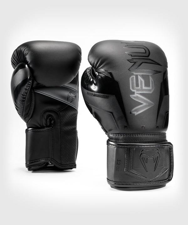 Gants de boxe Venum Elite Evo – Noir/Noir