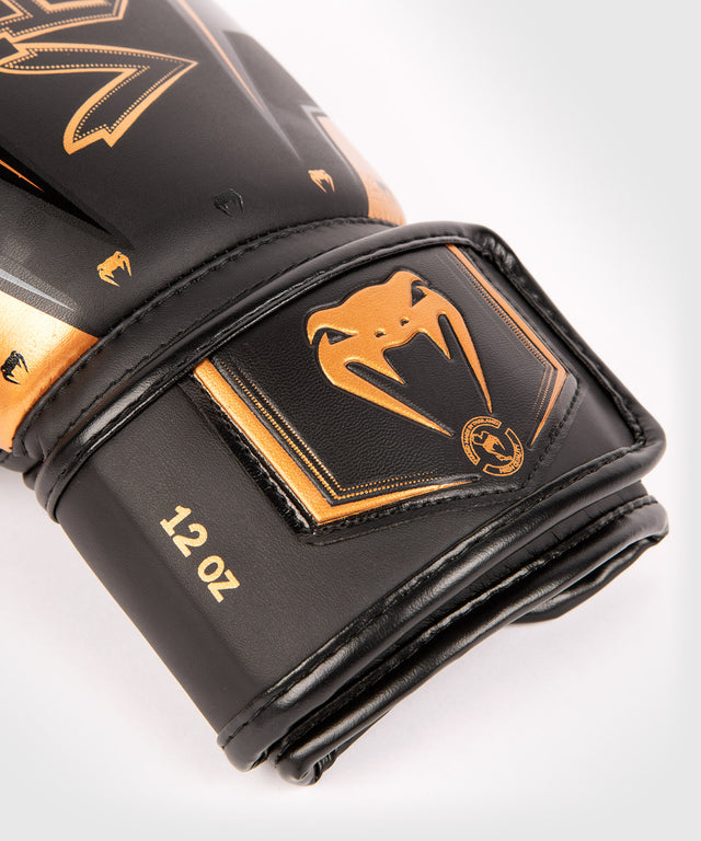 Venum Bokshandschoenen Elite Evo - Zwart/Brons