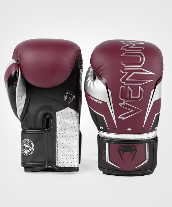 Gants de boxe Venum Elite Evo – Rouge/Argent