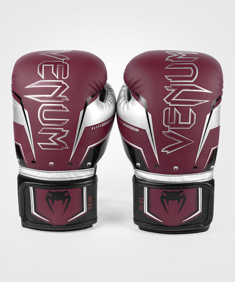 Guantoni da boxe Venum Elite Evo – Rosso/Argento