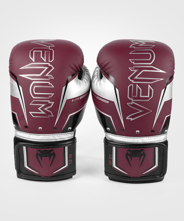 Venum Bokshandschoenen Elite Evo - Rood/Zilver