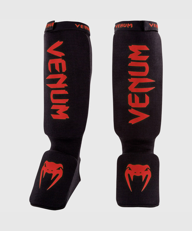 Venum Scheenbeschermers Kontact - Zwart/Rood
