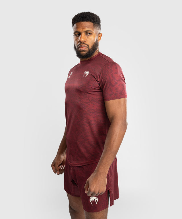 Venum x Ares Dry-Tech T-Shirt - Bordeauxrött
