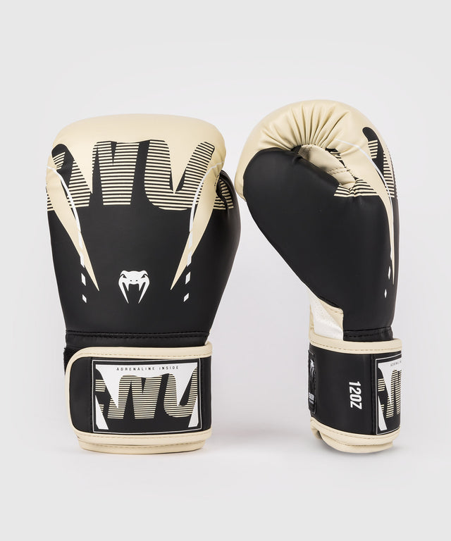 Gants de boxe Venum Adrenaline – Noir/Ivoire