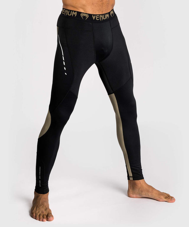 Spodnie spats Venum Adrenaline – Czarne/Piaskowe