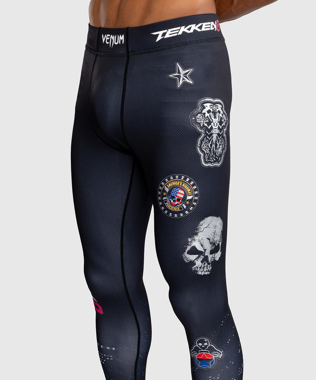 Venum x TEKKEN 8 Spats - Paul Phoenix - Zwart/Blauw