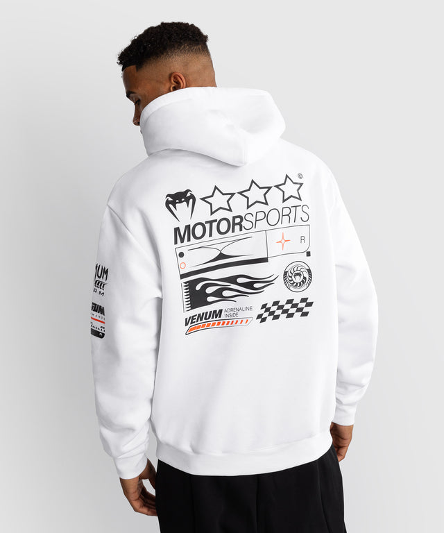 Sweat à capuche Venum Motorsport – Blanc