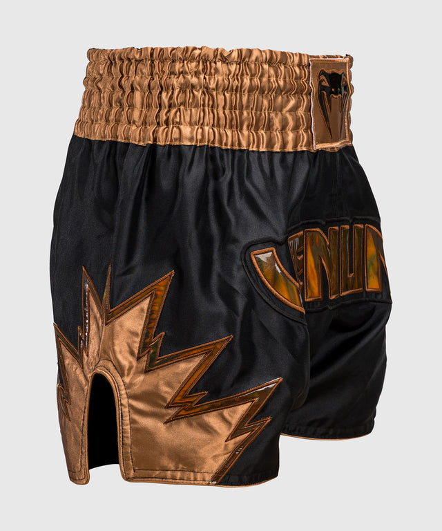 Spodenki do kickboxingu Venum Inferno – Czarne/Brązowe