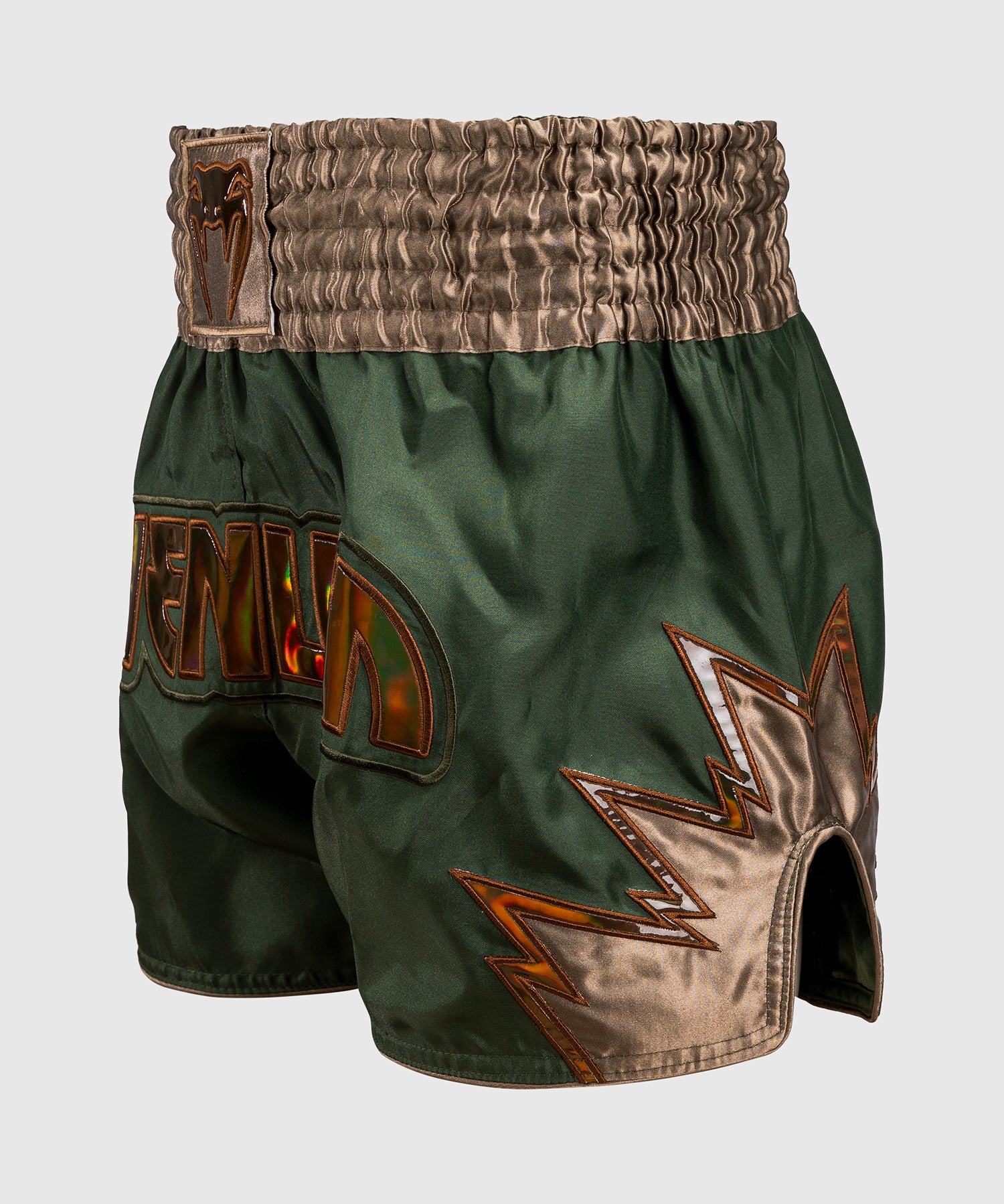 Pantalones de kickboxing Venum Inferno – Caqui/Bronce