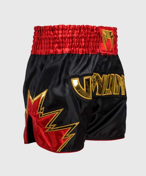 Pantalones de kickboxing Venum Inferno – Negro/Rojo/Oro