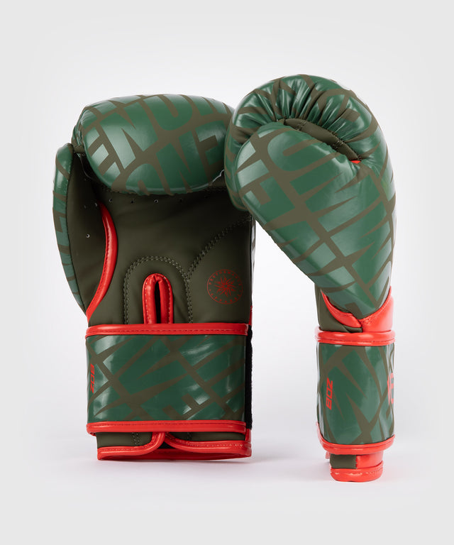 Dětské boxerské rukavice Venum Contender 1.5 XT – Armádní zelená/Oranžová