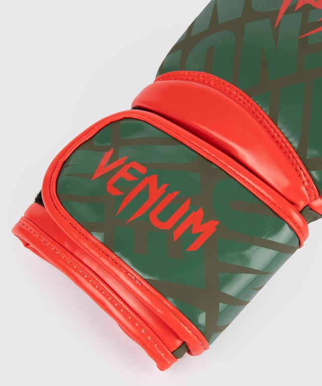 Dětské boxerské rukavice Venum Contender 1.5 XT – Armádní zelená/Oranžová