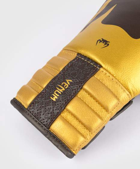 Guantoni da boxe Venum Reverso – Marrone scuro/Oro