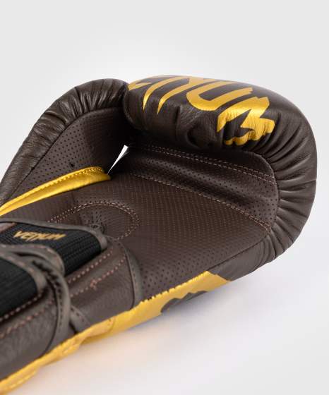Guantoni da boxe Venum Reverso – Marrone scuro/Oro