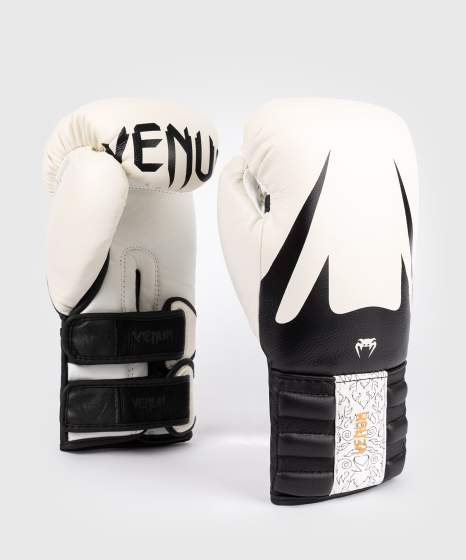 Mănuși de box Venum Reverso – Alb/Negru