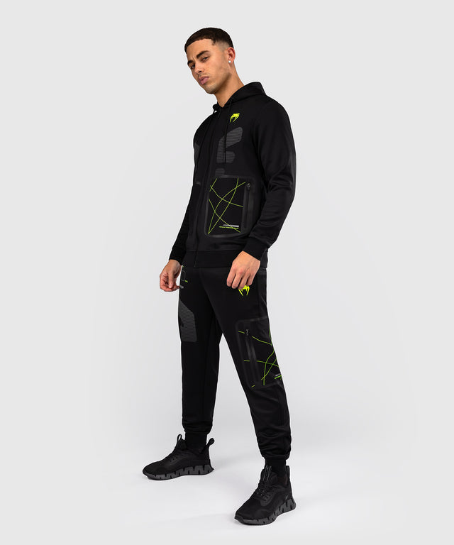Venum Training Camp 4.0 Full-Zip Hoodie - Nero/Verde Neon