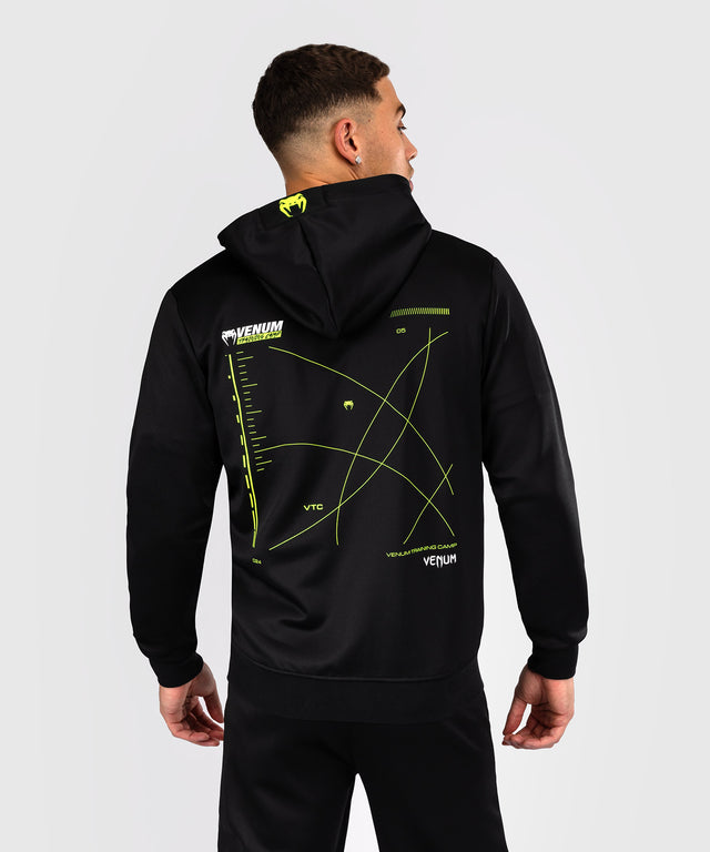 Venum Training Camp 4.0 Full-Zip Hoodie - Nero/Verde Neon