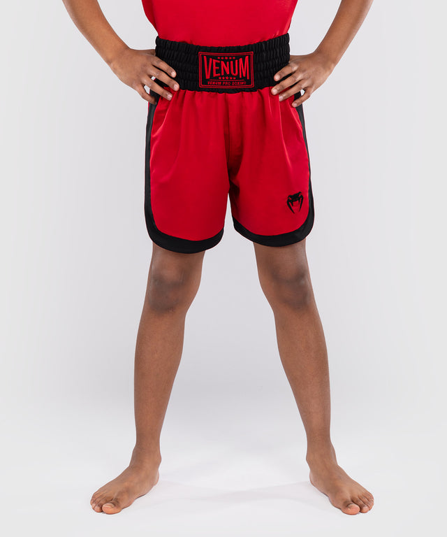Calções de boxe Venum Classic – Criança – Vermelho