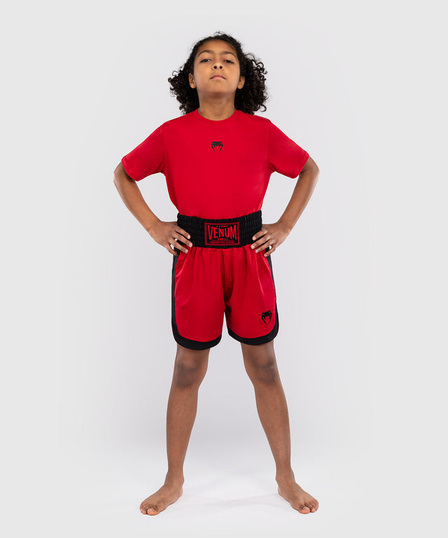 Calções de boxe Venum Classic – Criança – Vermelho