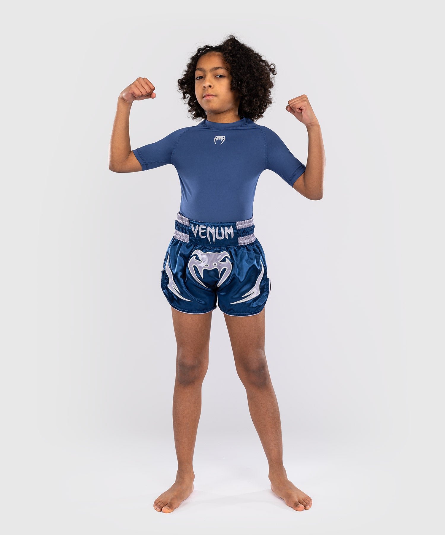 Muay Thai trenky Venum Inferno – Dětské modré