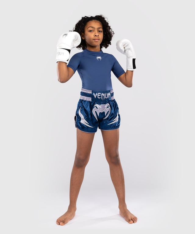 Muay Thai trenky Venum Inferno – Dětské modré