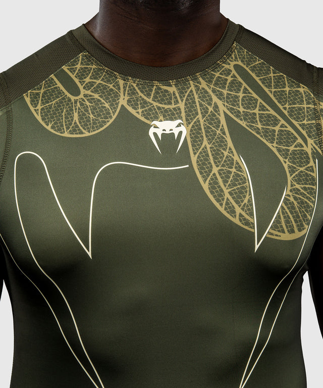 Venum Rashguard Sleeveless Serpenti – Khaki Grön
