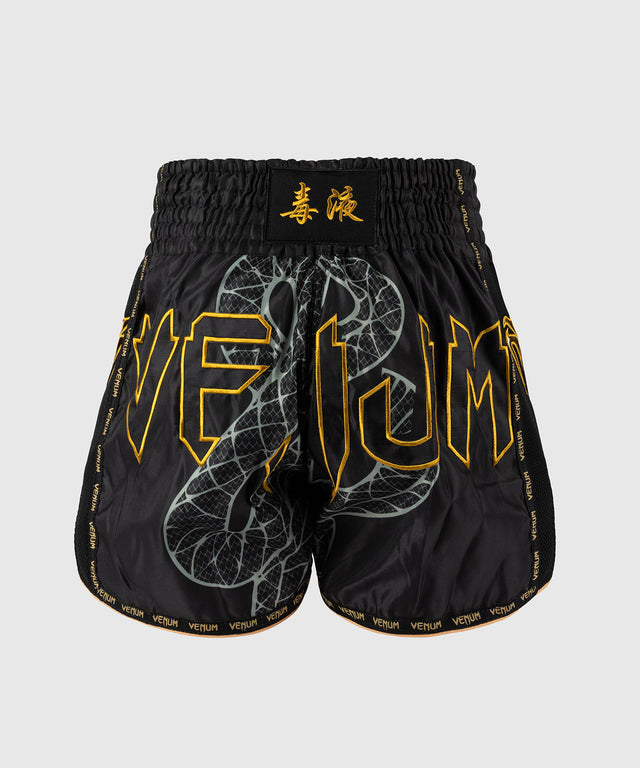 Venum Muay Thai-shorts Serpenti – Svart