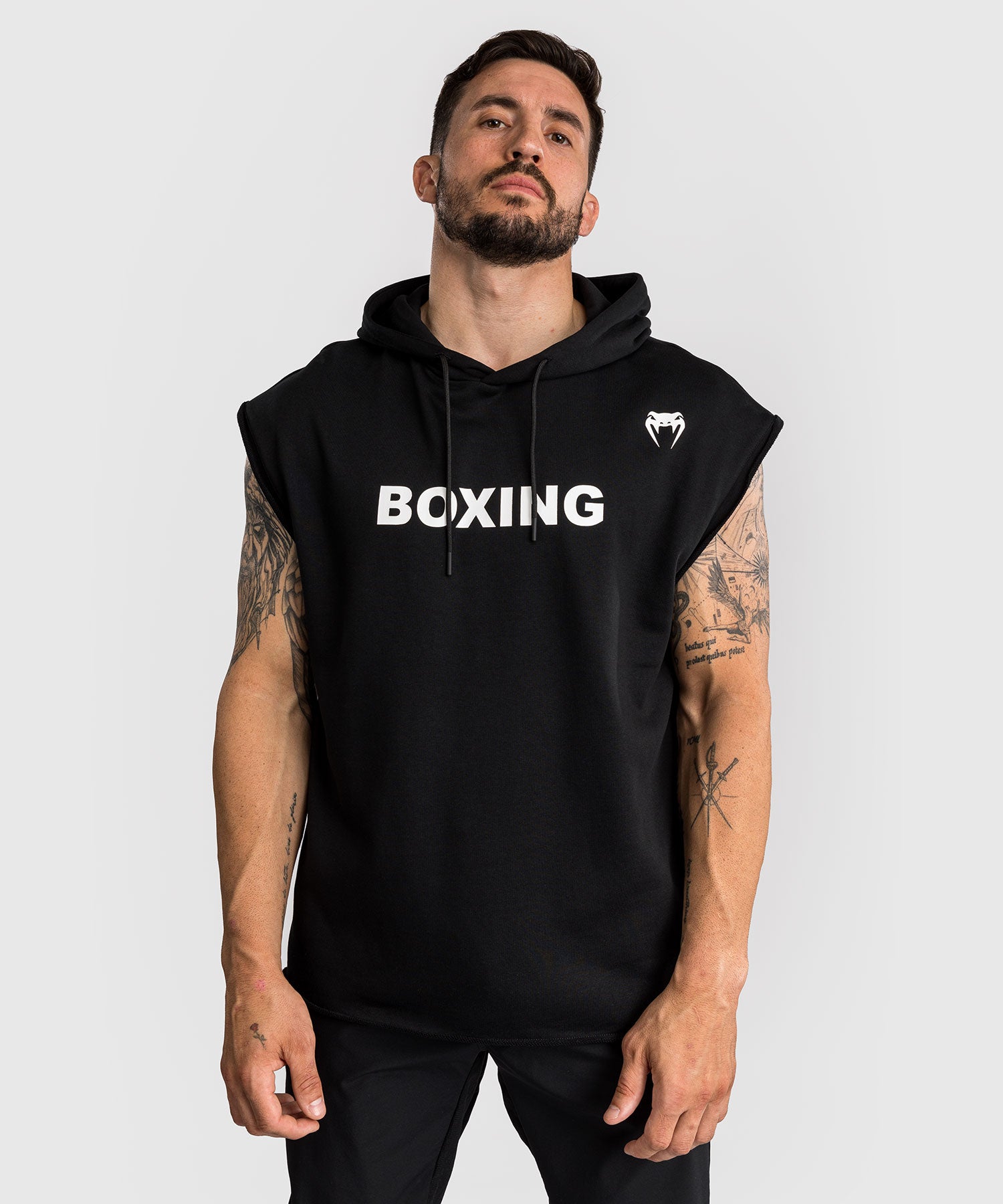Venum Hoodie Sleeveless VT Boxing - Sort/Hvid