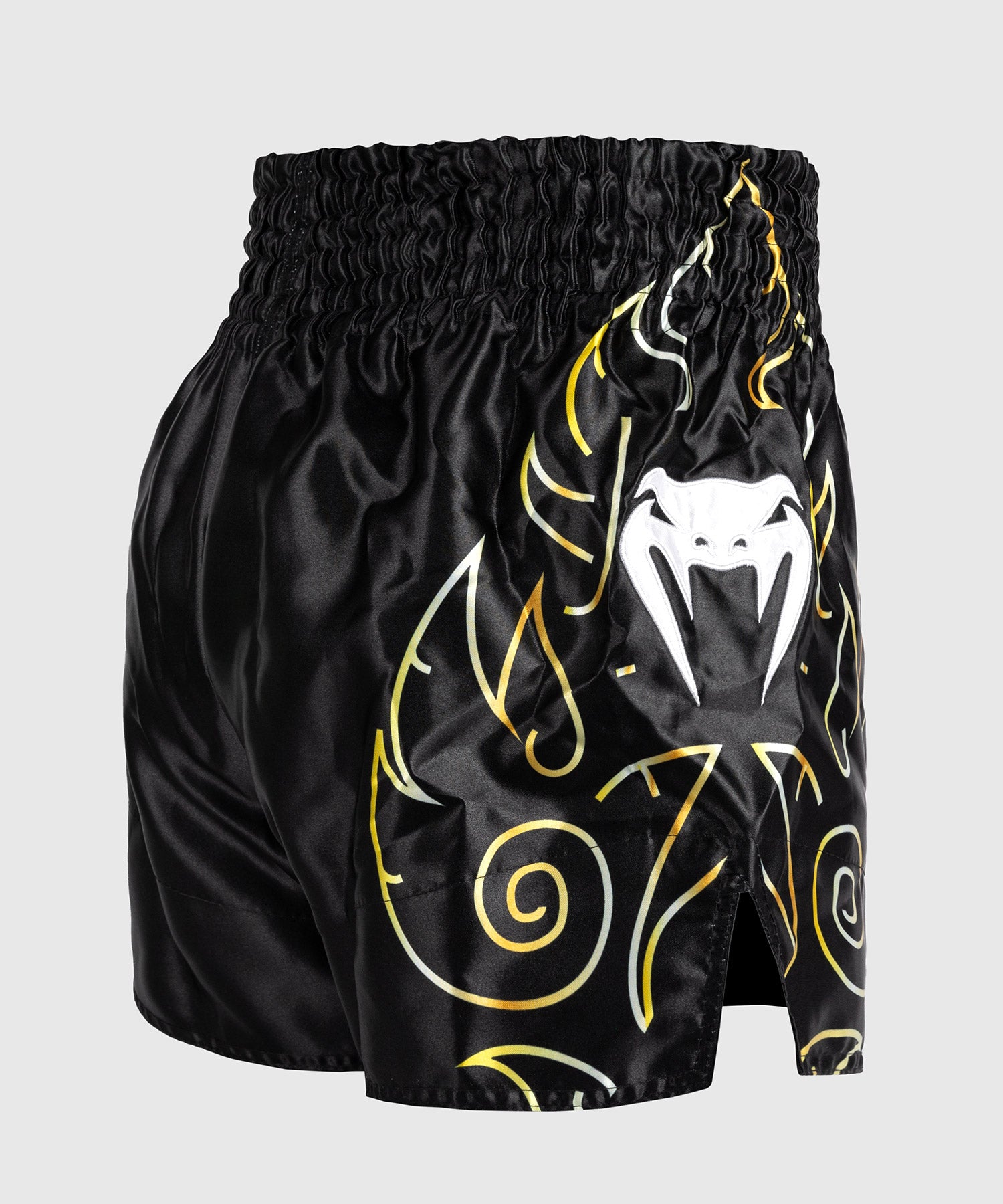 Shorts de Muay Thai Venum VTC Flames – Noir/Or